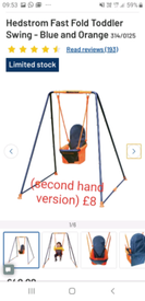second hand swings and slides